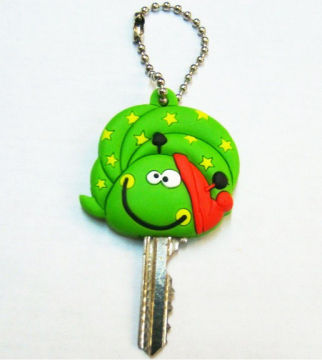 Custom Printed Silicone Key Cover For Promotion, Eco-friendly Silicone Key Caps For Cars