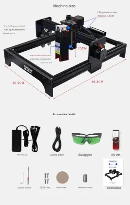WEIYE Portable Mini Laser Engraver Cutter