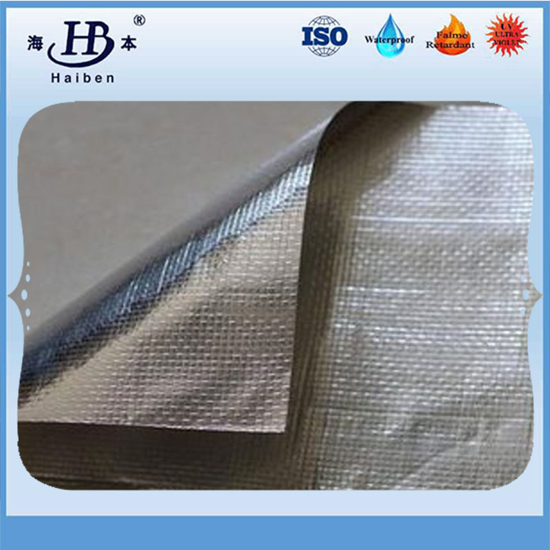 Factory direct aluminized fiberglass fabric coated aluminum foil