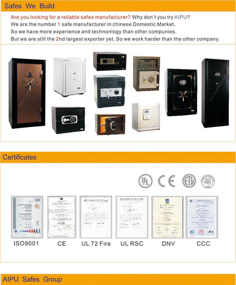 High-End Steel Home Safe Box with Electronic Lock (FDX-A/D-35B)