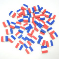 National flag shape clay beads bulk color accessories