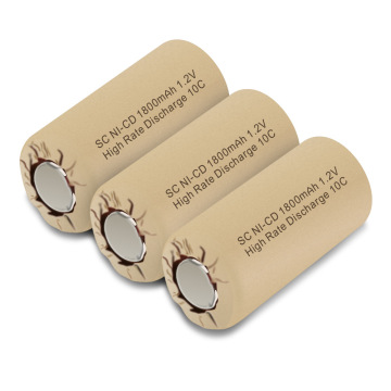 NI-CD SC1500mAh 1.2V Rechargeable Battery
