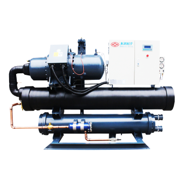 High performance screw type water cooled water chiller