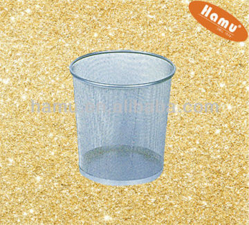 Metal Mesh Waste Paper Bin For Room/Office/Home