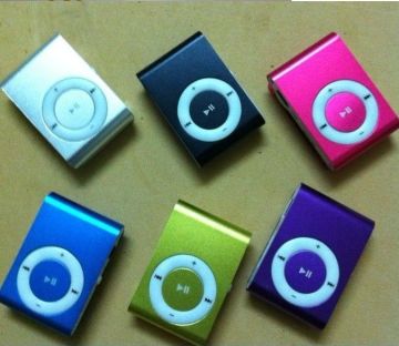 Oem Colourful Portable Usb Music Player , Custom Ce Mini Card Mp3 Player
