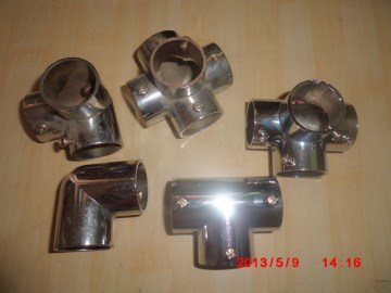 Zinc Alloy Wardrobe Tube Flange