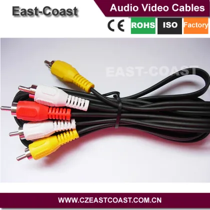 High quality audio video out tv cable