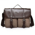 Canvas Briefcase Messenger Bag For Men