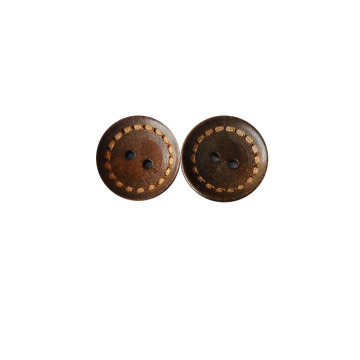 Jiashan TLD engraving custom buttons wooden with high quality