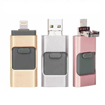 3 in 1 OTG Pen Drive Typ C &amp; USB Flash Drive 3.0 für iPhone, iPad und Android - 16 GB bis 256 GB