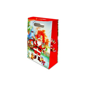 Cartoon Christmas Paper Gift Bag