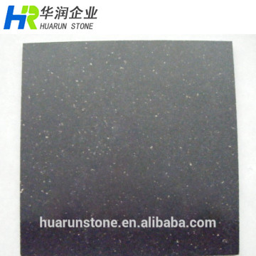 Round Galaxy Black Granite Table Top