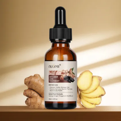 NUSPA Hair Care Product Anti Loss Regrowth Scalp Treatment Oil Biotin Ginger Hair Growth Serum
