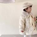 Girls' Coat Long Coat Children's Winter Jacket