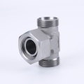 Metric Female and Male Thread Tee Metric Female Male Thread Tee Hydraulic Fitting Supplier