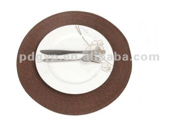 D38CM Round PP placemat