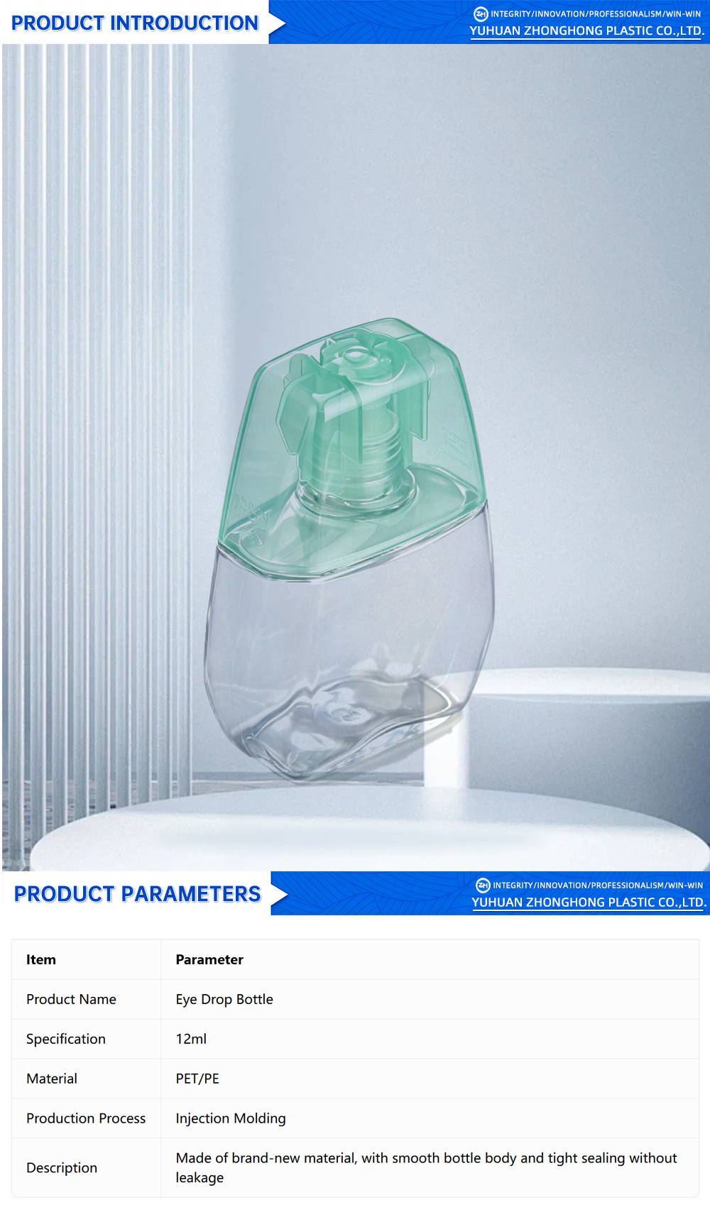 Water Drop Shaped Eye Wash Bottle X