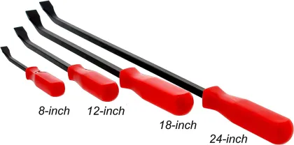 YUHANG 4 Piece Heavy Duty Mechanic Tools Pry Bar Set