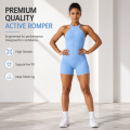Сексуальный комбинезон для йоги с бретелькой на шее и фитнес-боди