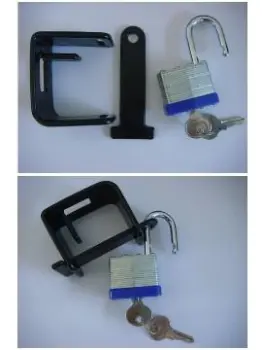 Gun Lock with Clamp, Bar, Designed to Keep Gun in Safe Condition
