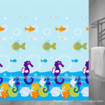 water proof shower curtain fabric bathroom curtains