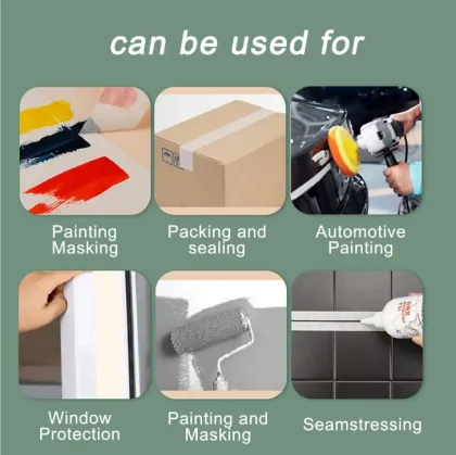 Paper Textured Automotive Painting Paper Masking Crepe Tape