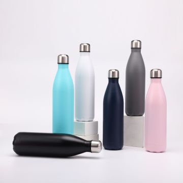 Custom Unique Logo Insulated Stainless Steel Water Bottles in 350/500/750ml Sizes with Lids