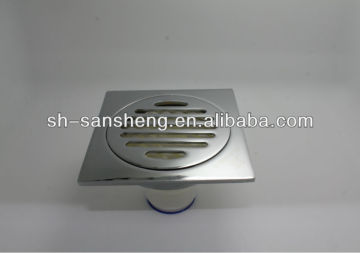 chrome plated brass bathroom floor drain