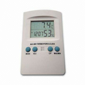 Digital Laboratory Thermometer Hygrometer with C/F