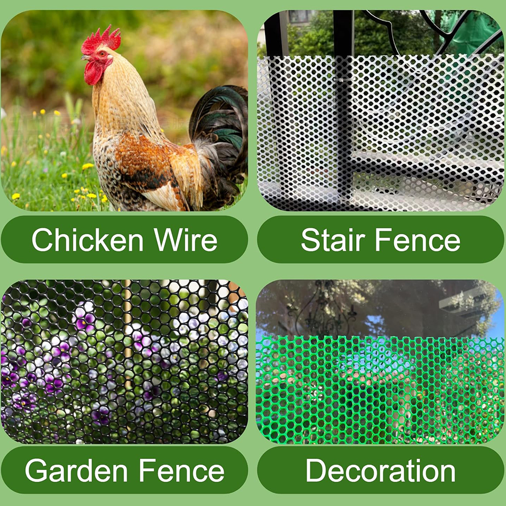 Plastic Fence for Pets, Poultry, Garden, Tree