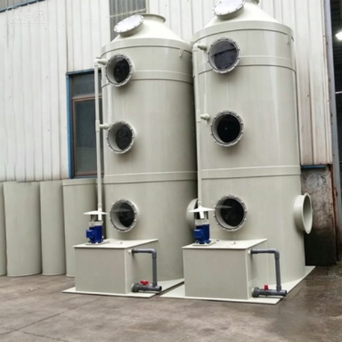 Durable Stainless Steel Wash Tower for Industrial Fumes