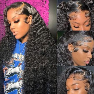 Curly Lace Front Human Hair Wig