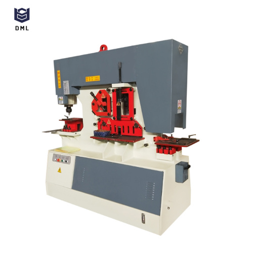 Hydraulic double head steel punching machine