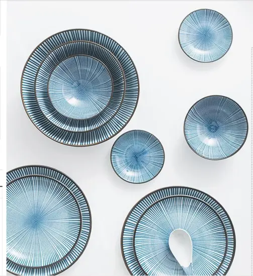 Japanese style ceramic dessert bowl,hand-painted ceramic rice bowl,glazed soup bowl