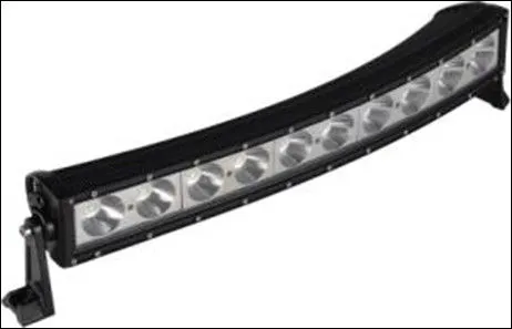 12 Volt 100w Automotive Led Light Bar Offroad Ip67 Waterproof 20 Inch Curve