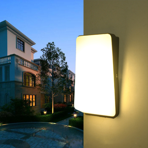 LEDER White Outdoor Wall Lamp