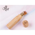 Bamboo makeup brush set