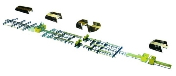 cnc beam drilling and band sawing machine