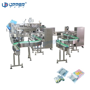 Máquina automática de clasificación de cartón y empaquetado