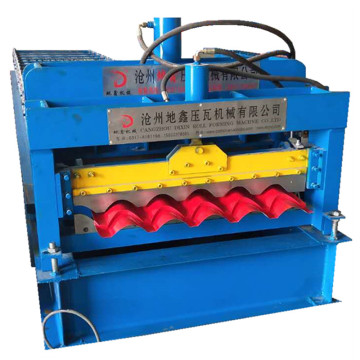 Metal roof glazed tile roll forming making machine