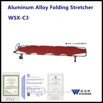 Aluminum Alloy Lengthwise Foldable Stretcher