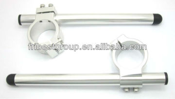 คลิปข้อเสนอพิเศษบนมือจับสำหรับ Honda CBR600RR Silver Motorcycle Handle Bar