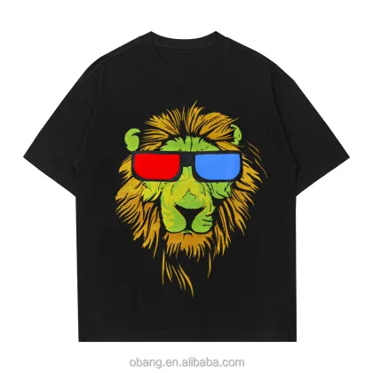 OEM Glow Pattern Party LED T-Shirt - Soft Panel El Glow Clothing for DJs
