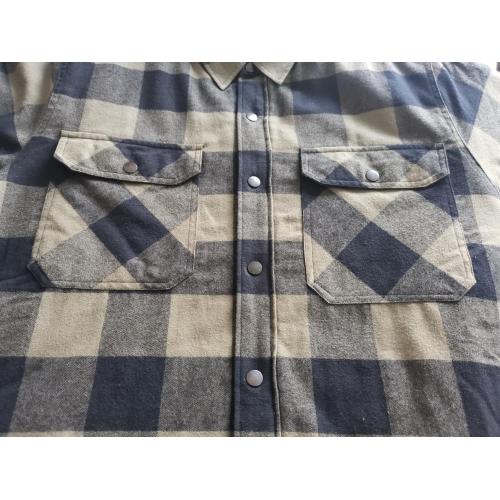 Men Coat Shirt Men Y/D Flannel With Padding And Pocket Supplier