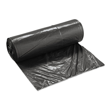 Heavy duty black rolls rubbish plastic garbage bag