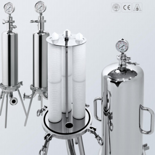 Sistema de filtragem industrial líquido filtro sanitário