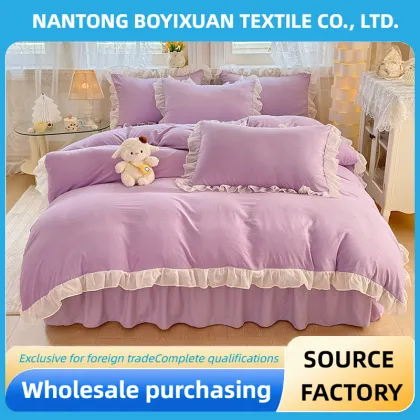 Purple Grape Lace Pure Color quilt