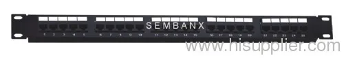 Cat3 25 Ports Patch Panel 