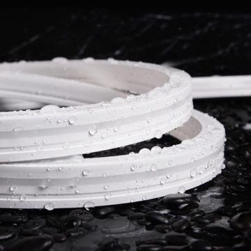 IP68 Waterproof 24V White LED Neon Strip Lights - Top View Emitting Decoration