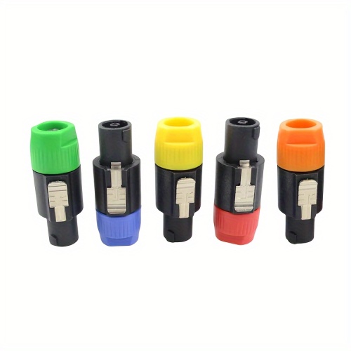 Male XLR Plug with Twist Lock Speakon Adaptor